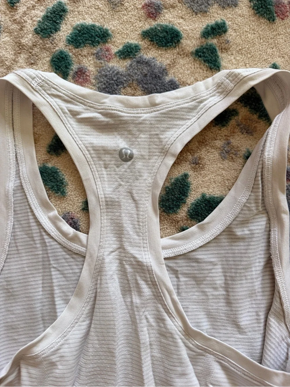 lululemon athletica White Racerback Tank